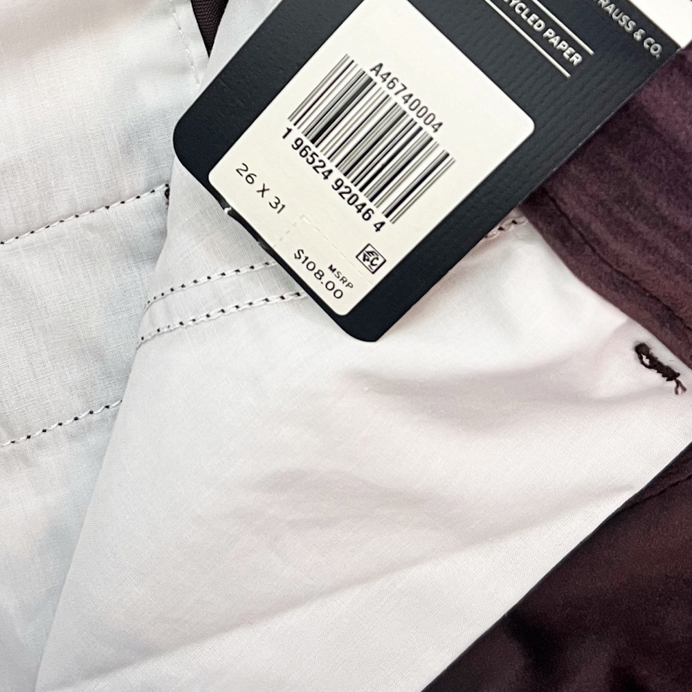 NWT Levi’s Velvet Baggy Trousers in Chocolate Brown/Plum - Picture 5 of 10